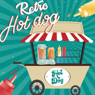 Macchina Hot Dog ScrapCooking Vintage