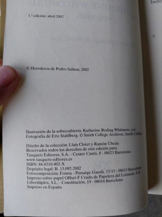 Cartas a Katherine Whitmore