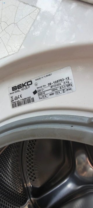 Lavadora Beko 6 kg