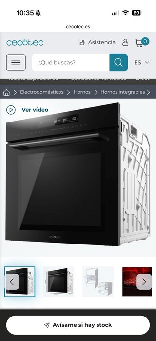 Horno Integrable Cecotec Bolero Hexa SM406000