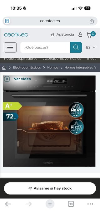 Horno Integrable Cecotec Bolero Hexa SM406000