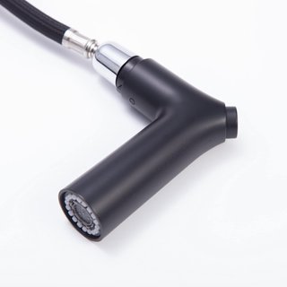 Rubinetto cucina INEX nero estraibile