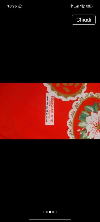 Tovaglia natalizia con disegno paisley