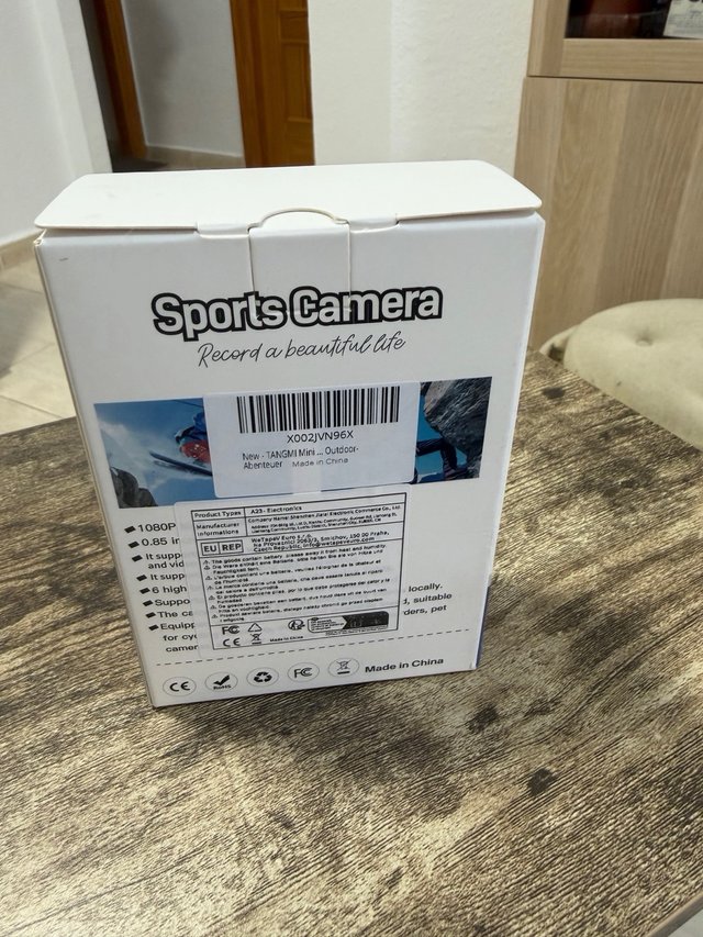 Mini Cámara Deportiva Full HD 1080p nueva