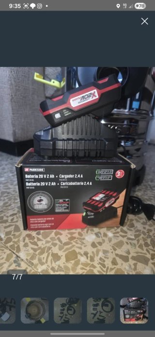 Aspiradora Parkside 20V