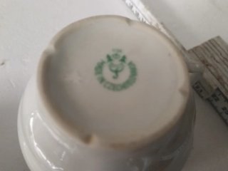 Tazza e piattino porcellana vintage