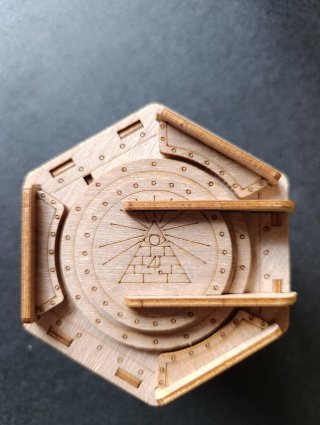 Juego Escape Room Madera Fort Knox Box