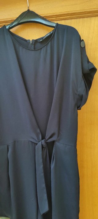 Mono largo Zara azul marino