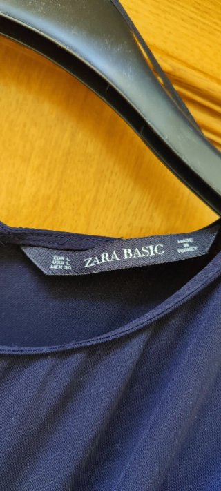 Mono largo Zara azul marino