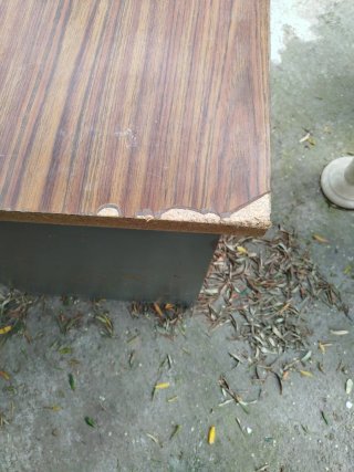 Escritorio metalico para restaurar