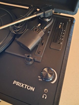 Tocadiscos Prixton VC400BK Vintage Bluetooth USB