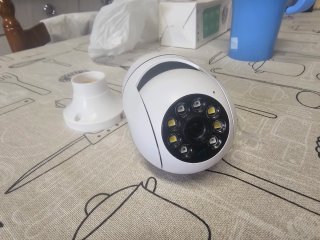 Cámara Seguridad Bombilla Wifi HD