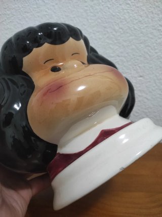 Hucha vintage de MAFALDA de cerámica
