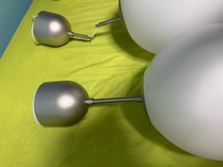 Lámparas colgantes blancas (2 unidades)