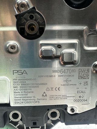355 Centralita Antena GPS Opel Peugeot Citroen