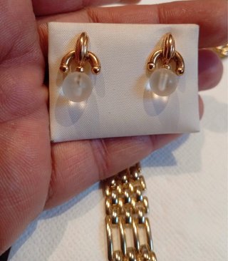 Lote Vintage Gargantilla y Pendientes vintage