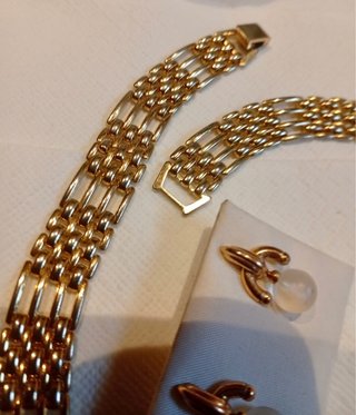 Lote Vintage Gargantilla y Pendientes vintage