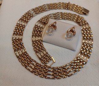 Lote Vintage Gargantilla y Pendientes vintage