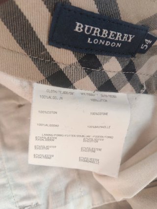 Pantalones cortos Burberry beige hombre