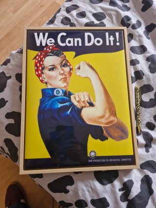 Cuadro We Can Do It! Negociable