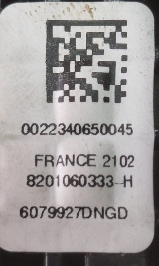 AIRBAG DELANTERO RENAULT KANGOO 8201060333H