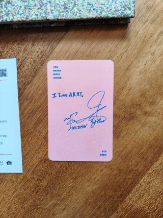 BTS Álbum You Never Walk Alone Ver Pink + Jimin PC
