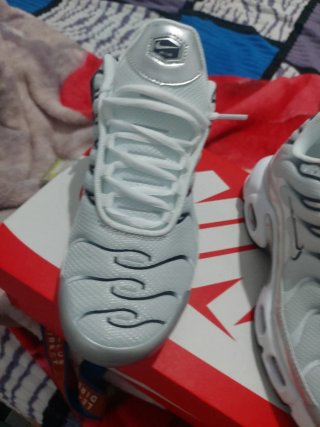 Zapatillas Nike Air Max Plus Blancas/Plata
