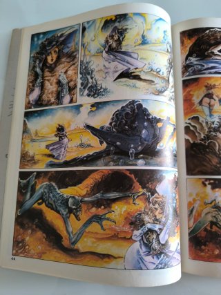 Comic de la fantasía y ciencia ficción para adulto
