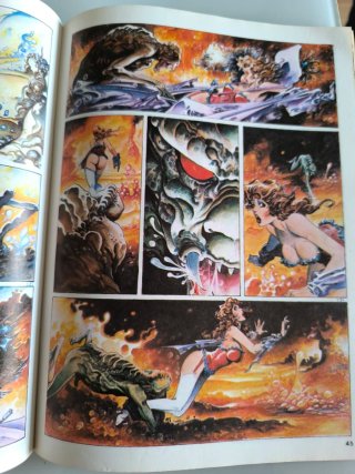 Comic de la fantasía y ciencia ficción para adulto