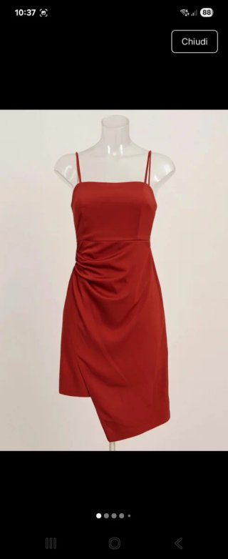 Tubino rosso Shein donna