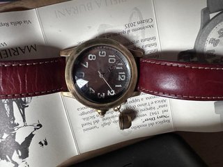 Reloj Mariella Burani 44mm Miyota Marrón/Dorado