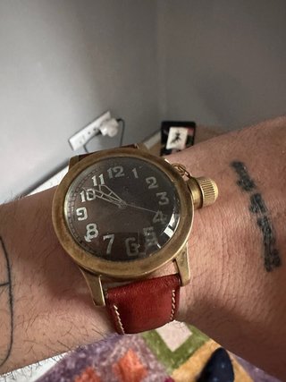 Reloj Mariella Burani 44mm Miyota Marrón/Dorado