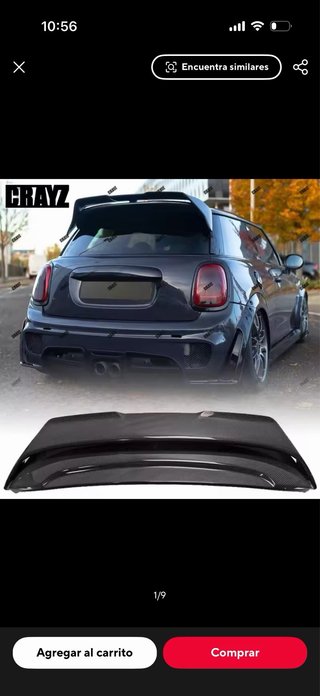 Alerón Mini Cooper Generaciones F