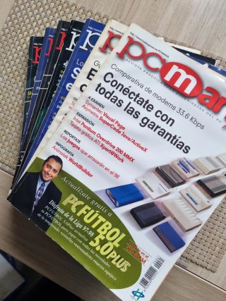 LOTE 15 REVISTAS PCMANIA