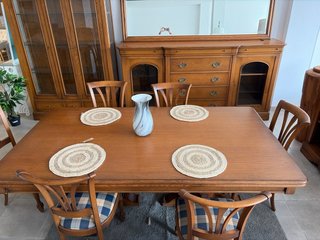 Conjunto de salón de madera