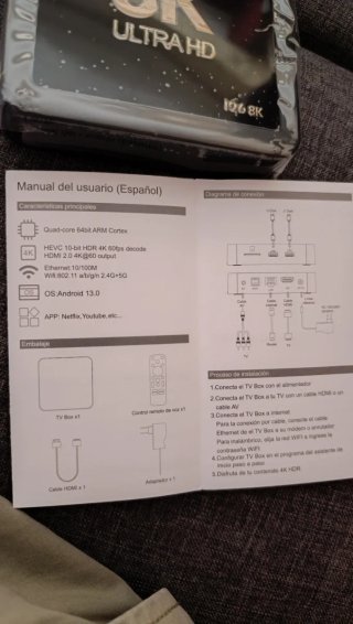 Android Smart TV Box 8 GB de RAM y 128 ROM_No Nego