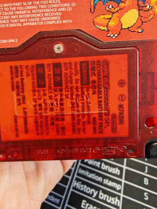 Game Boy Advance SP - Charizard + Gioco