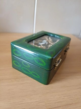 Cofanetto portagioie vintage con diorama
