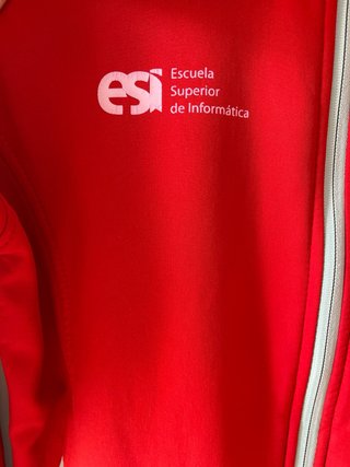 Sudadera Roja Computer Lynx XL