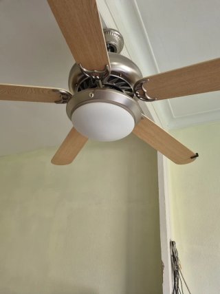 Ventilador de techo 132cm con luz y mando