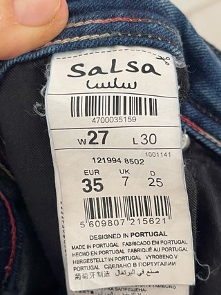 Pantalón vaquero Salsa Push Up Talla 26