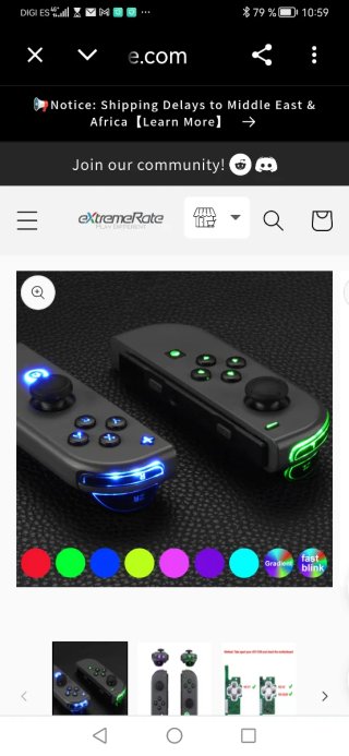 Kit LED DFS para Nintendo Switch y Switch OLED de