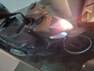 Moto KIMKO 125cc Negra/marron