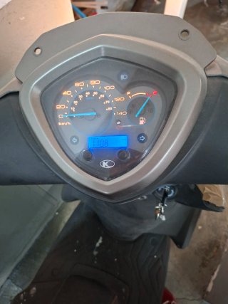 Moto KIMKO 125cc Negra/marron