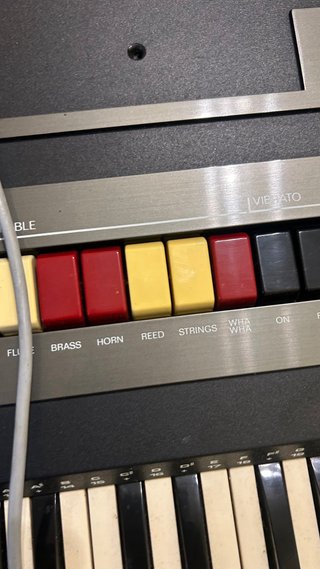 Teclado Farfisa Bravo Órgano