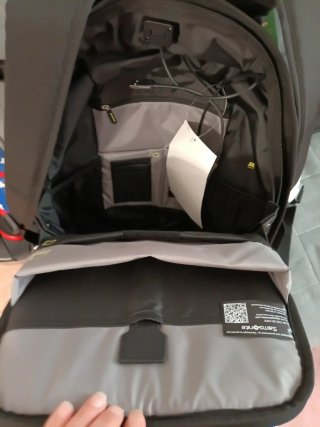 Mochila Samsonite Negra Gris