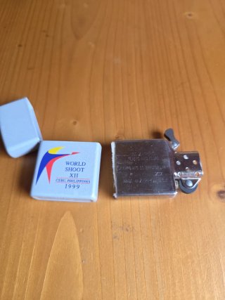 Accendino Zippo Mechero World Shoot XII Cebu 1999