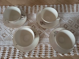 Set 4 Tazze da Tè Seltman Weiden Bavaria Vintage