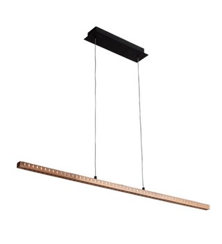 Lámpara Colgante LED Madera y Metal