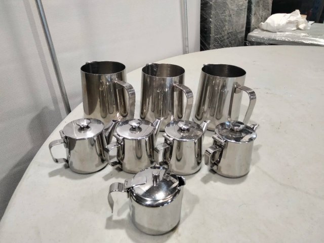Lote Jarras 1L y Teteras Lacor acero inoxidable